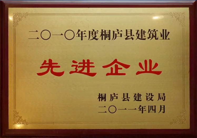 2011桐廬先進(jìn)企業(yè)